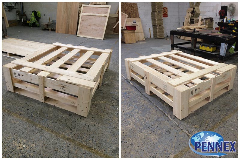 Simple Wooden Open Style Crate