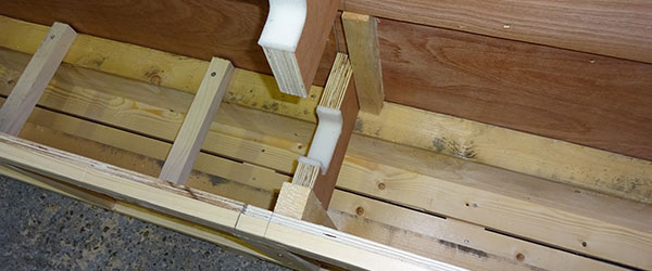 Intricate internal Wooden Case for exporting by Pennex.