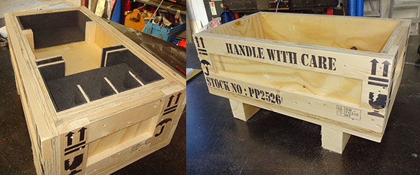 Bespoke wooden cases for the Ministry of Defence