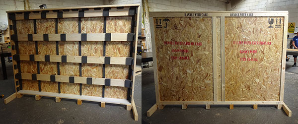 Toughened Glass Self-Pack Partitioned Case — Next-Level Protection for International Shipments